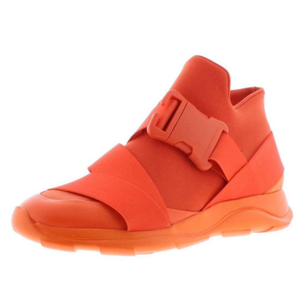 Christopher Kane Neoprene Buckled High Tops Solar Sun Yellow EU 40 MSRP $445 - Picture 10 of 14